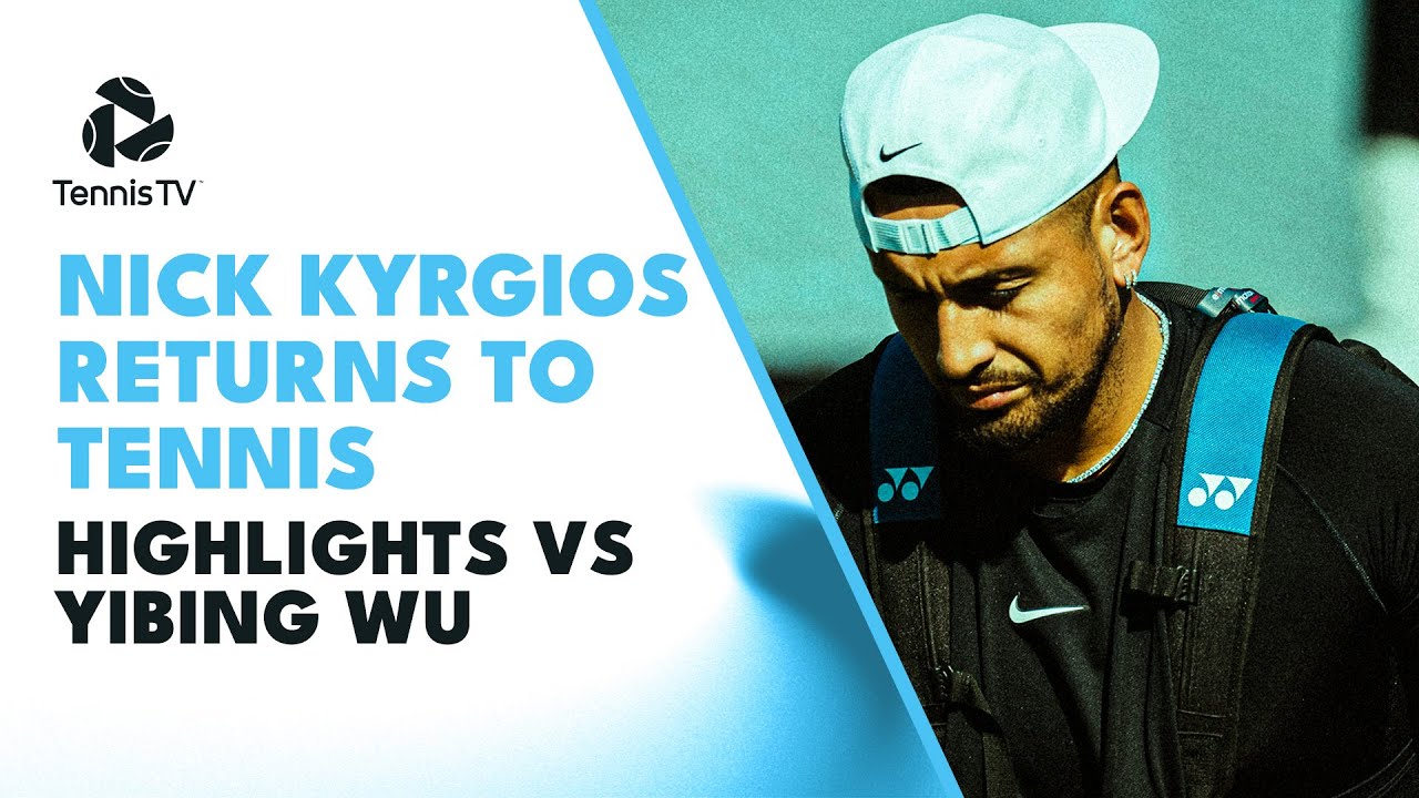 Nick Kyrgios Returns To Tennis vs Yibing Wu | Stuttgart 2023 Highlights