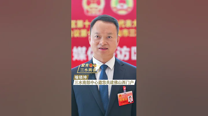 聚焦三水两会︱喻晓坤为白坭打Call：三水南部中心邀您共建佛山西门户 - 天天要闻