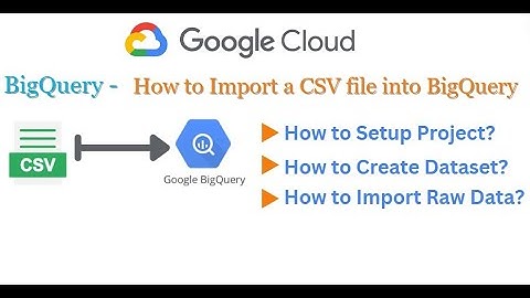 BigQuery - CSV-gegevens importeren in BigQuery
