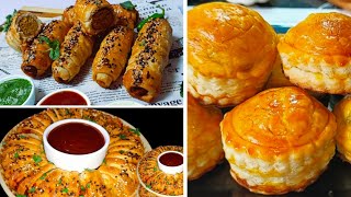 3 Quick And Easy Puff Pastry Recipes 🔥 Chicken puff pastry recipe pakistani | 10 minutes Recipe