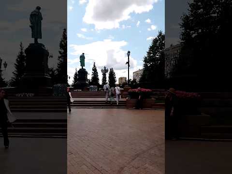 О Пушкине на Пушкинской площади #театральныйфестиваль #стихи #пушкин #театрсфера