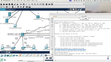 Enterprise Network Lab 6  - Connecting to the Core
