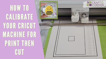 How to Calibrate Your Cricut Cutting Machine for Print then Cut // Beginner Cricut Tutorial
