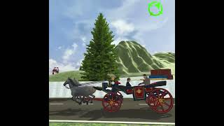 Horse Cart Transport Taxi Game | Horse Carriage Taxi Game 1080 x 1080 screenshot 3