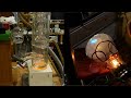 Giant glass diffusion pump and cathode ray tube demo