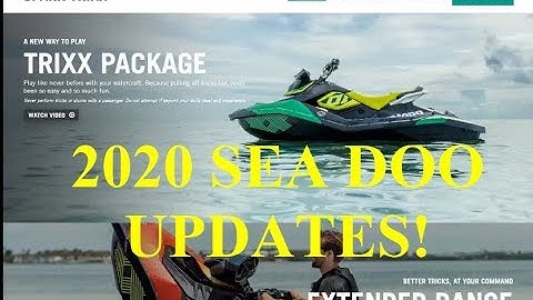 2020 New Sea Doo Spark Upgrades! Checking Out The New Trixx Items!