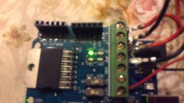 Arduino Motor Shield Driving 2 DC Motors