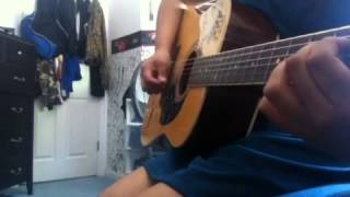 Video thumbnail of "Butterflies and Hurricanes- Muse Acoustic Guitar cover"