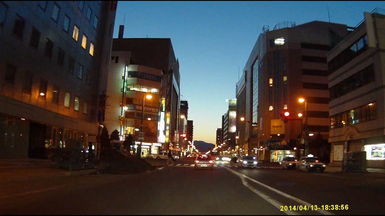 【車載動画】Asahikawa City Drive①Fast forward（旭川市内ドライブ①早送り）