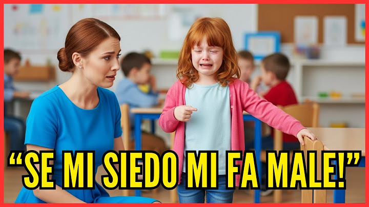 L’insegnante chiama la polizia nota qualcosa quando la bambina non si siede a scuola