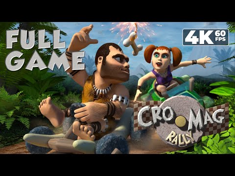 Cro-Mag Rally (PC) - Full Game 4K60 Walkthrough (Tournament) - No Commentary