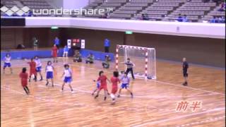 2013 JOCハンドボール大会女子決勝 スーパープレー