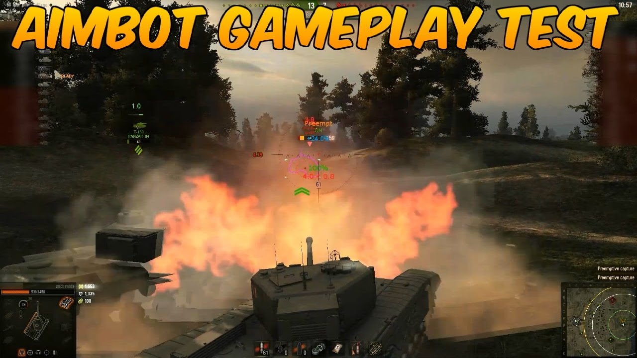 World of Tanks AimBot Gameplay Black Prince (3 simple kills) YouTube