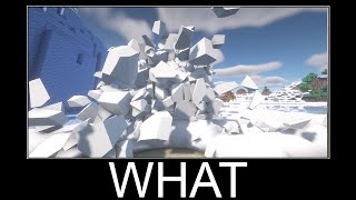 Minecraft wait what meme part 37 | realistic snow physics by moosh - Minecraft memes 3,131 views 2 years ago 8 minutes, 8 seconds