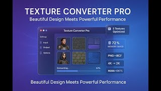Texture Converter Pro - Advanced Format & Export Tool