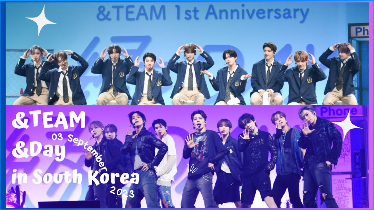 MUST WATCH] &TEAM ~ &DAY in South Korea: Live Stage Performances