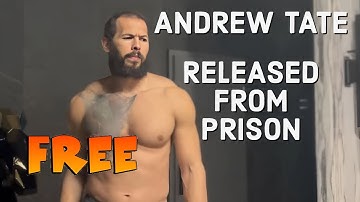 Andrew Tate released from prison and placed under house arrest. Romania.