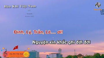 HÀO KHÍ VIỆT NAM (Guitar beat solo karaoke), Muoi Music | Muối SV