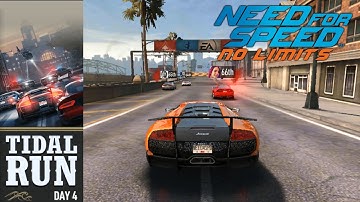 Need For Speed No Limits LAMBORGHINI MURCIELAGO SV TIDAL RUN Day 4 Rising Gameplay