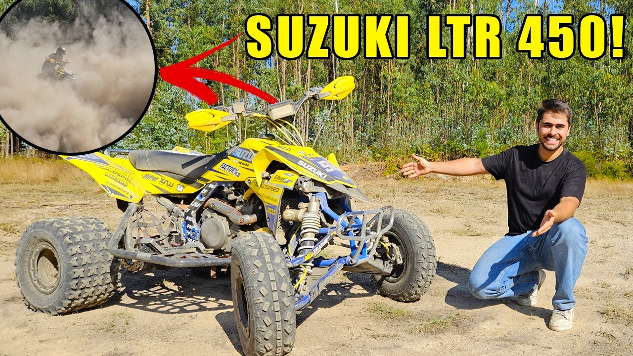 ANDEI DE MOTO 4 PELA PRIMEIRA VEZ!!!