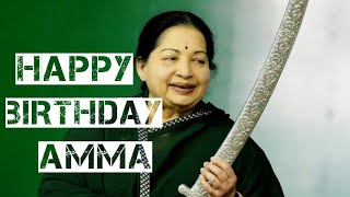 Jayalalitha Amma — Birthday WhatsApp Status