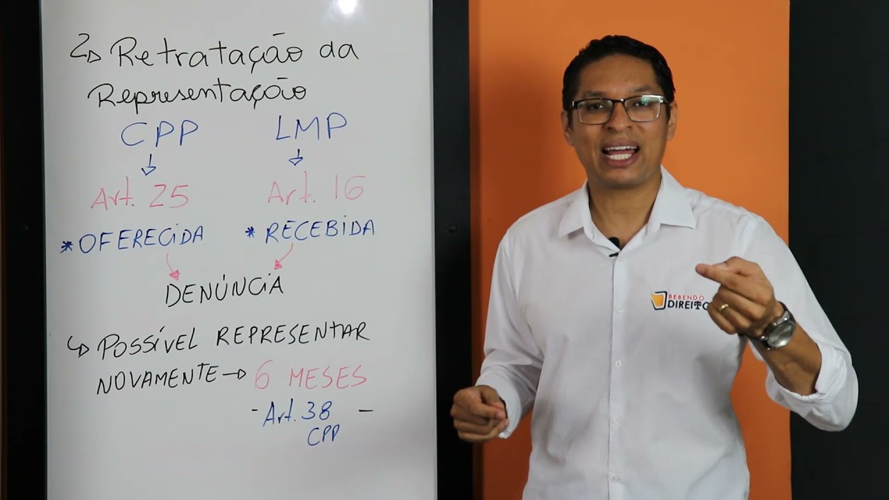 Legislação Especial: Retratação da representação CPP e Lei Maria da Penha