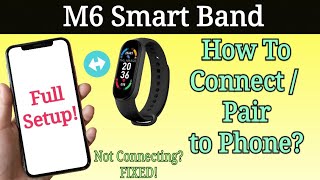 How To Connect/Pair M6 Smart Band to Phone? | How To Download App? | M6 Bracelet screenshot 4