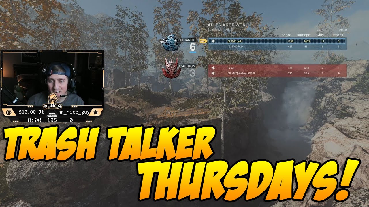 CoD Modern Warfare - Trash Talker Thursdays! [Gunfight]