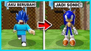 LARI KENCANG! Aku Mendapatkan Kekuatan Sonic!  Find Sonic Morph (Roblox)