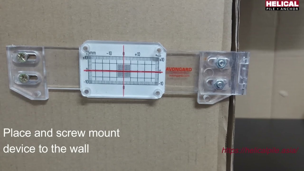 Measurement of Wall Crack Width by Tell Tale Gauge YouTube