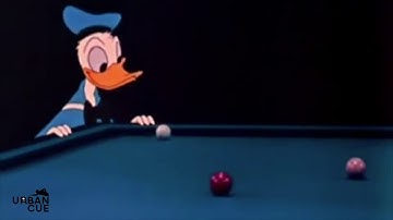 Donald learns how to play 3 cushion billiards using diamond system