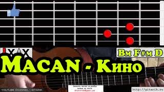 MACAN - Кино Разбор на гитаре, как играть, аккорды, бой