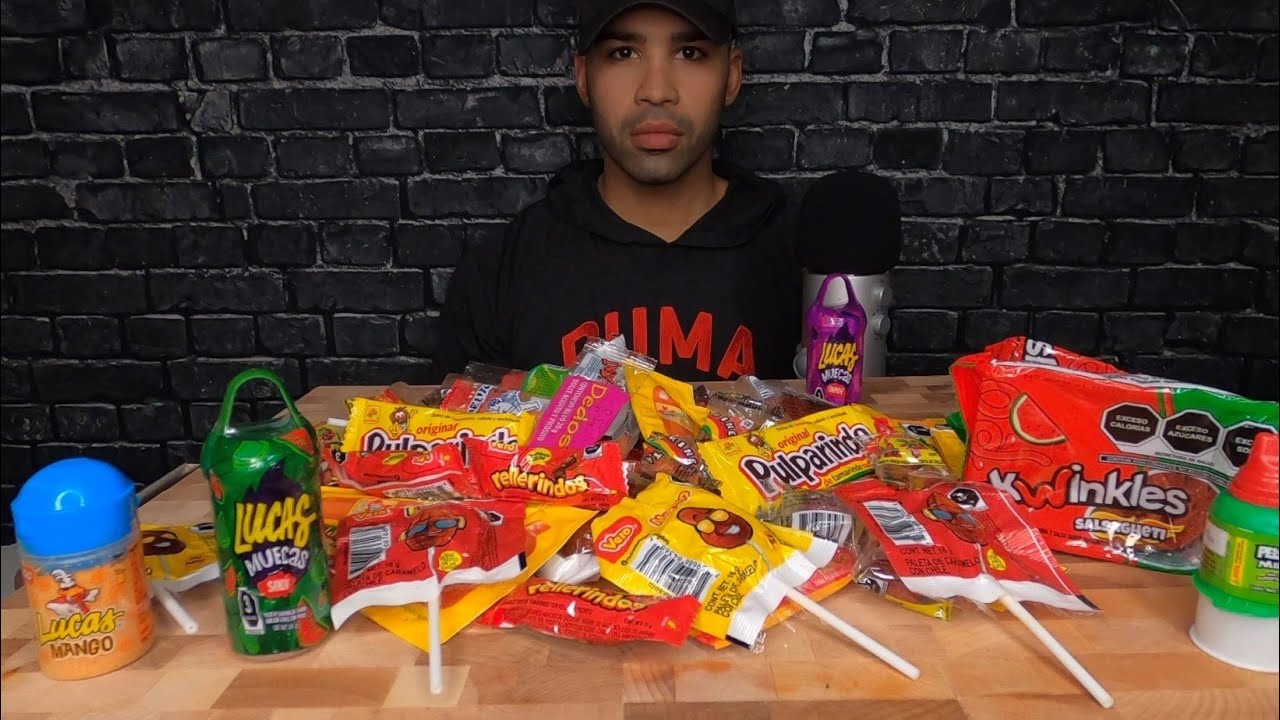 (ASMR) MEXICAN CANDY MUKBANG