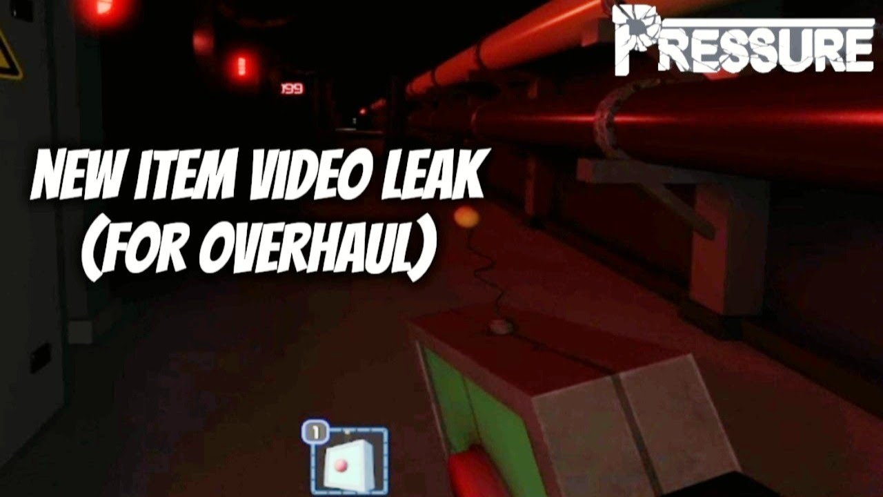 New Item Video Leak (For Overhaul) | Roblox Pressure