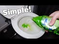 How to unclog toilet without a plunger using dish soap updated
