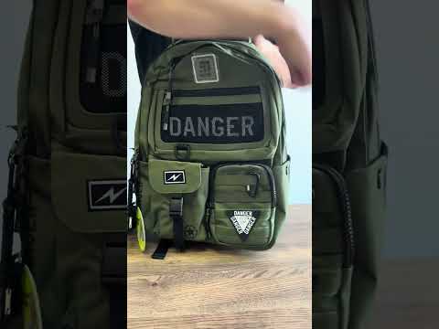 Рюкзак Kite Education teens 42x29x17 см, 17 л, хакі (K24-2587M-4), видео 1