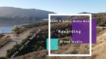 SENA + GoPro9 with Media Mod: Recording Group Audio