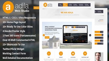 Adila: Multipurpose Business HTML Template | Themeforest Website Templates and Themes