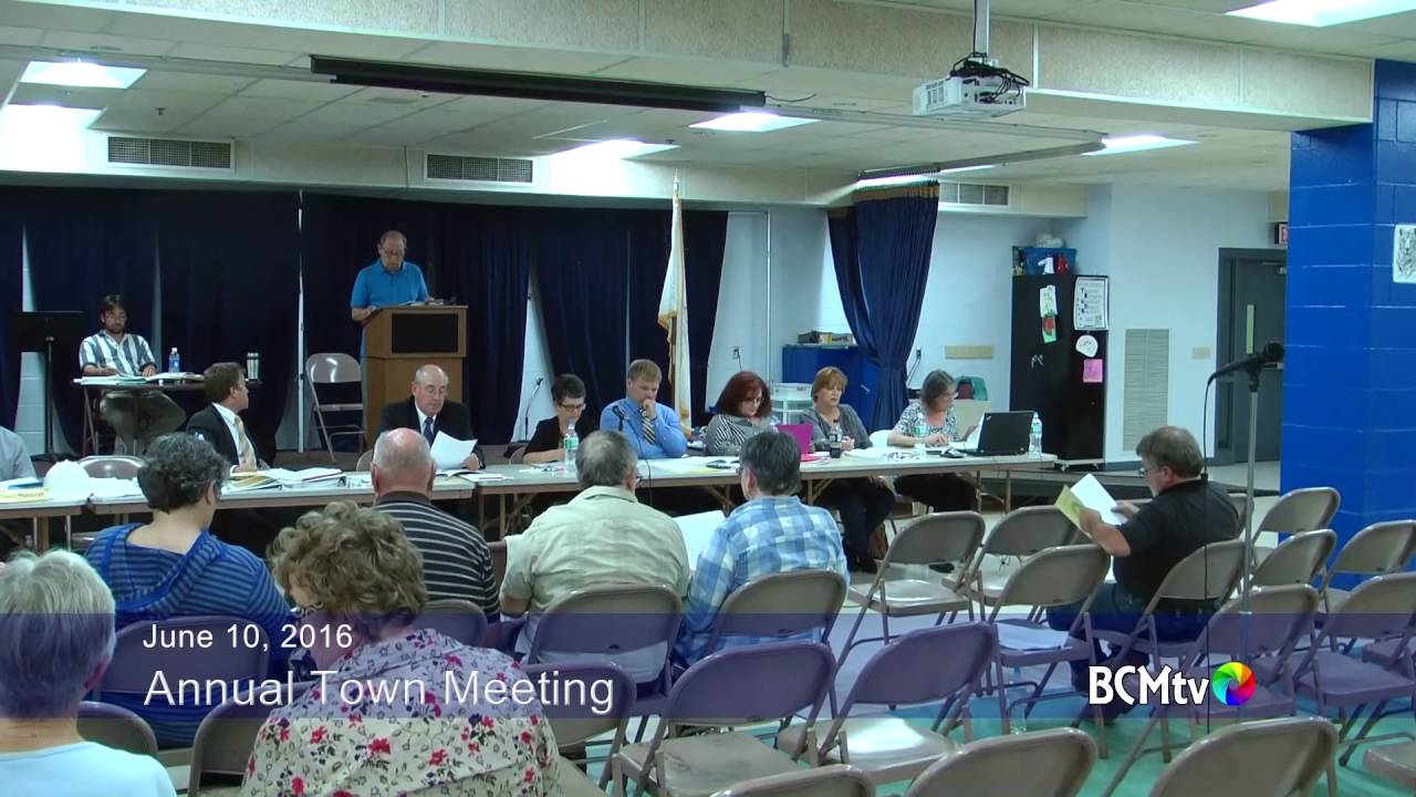 Brookfield, MA Annual Town Meeting, Part 2 YouTube