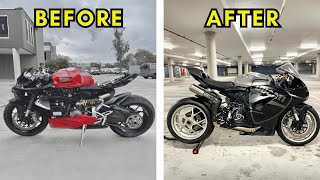 FULL BUILD - REBUILDING A CRASH DAMAGED DUCATI V2 PANIGALE 2021