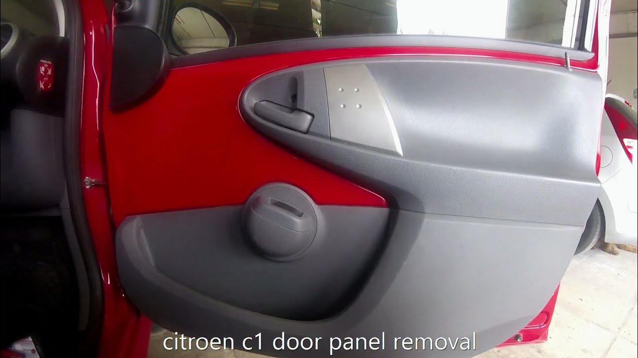 Citroën C1 Door Panel Removal - Youtube