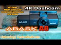 4k dashcam abask a8  unboxing  review  testaufnahmen