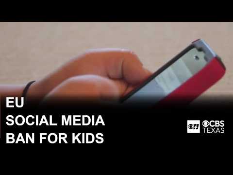 EU announces plan to ban social media for kids under 13