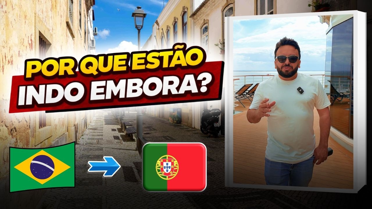 O motivo CHOCANTE que faz brasileiros escolherem Portugal