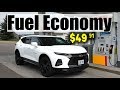 2023 Chevrolet Blazer Fuel Economy MPG Review + Fill Up Costs