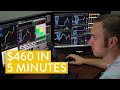 Live day trading  how i made 460 in 5 minutes from start to finish
