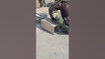 Install stump column formwork with plywood
