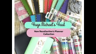 Huge Michael&#39;s Recollections Planner Haul- Featuring ALL Booklet Inserts