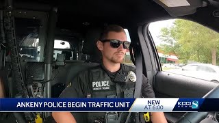 Ankeny police add traffic unit to improve road safety