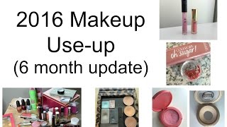 2016 Makeup Use-Up : 6 month Update